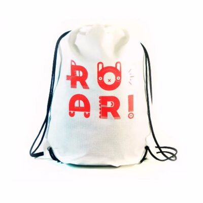 Mochila de Friselina de Doble Cordón