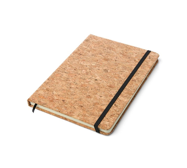 Cuaderno con tapa de corcho